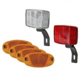 Set Catadioptru + ochi de pisica alb si rosu Cod:AWR1346