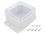 Carcasă Universală Cu Lame De Fixare 80mm x 85mm x 55mm
