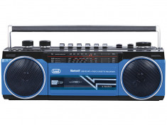 Radiocasetofon portabil RR 501 BT FM, Bluetooth, MP3, USB, albastru Trevi foto