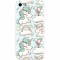 Husa silicon pentru Apple Iphone 5c, Unicorns And Clouds