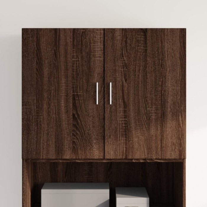 Dulap de perete, stejar maro, 80x42,5x64 cm, lemn compozit