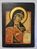 Icoana veche romaneasca pictata pe lemn - Maica Domnului - secol XX