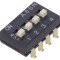 Comutator DIP-SWITCH 4 Secțiuni ON-OFF 24VDC