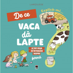 Explica-mi de ce vaca da lapte, Larousse foto