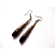 cercei howlite negru 46753