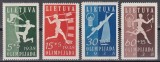 Lituania 1938 - Jocurile Mondiale ale Lituaniei (Cota MNH 44 EURO), Sarniera, MH