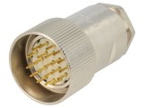 Conector M27 Mufă Tată Lipire pe Cablu 21 PIN 6,5-16mm