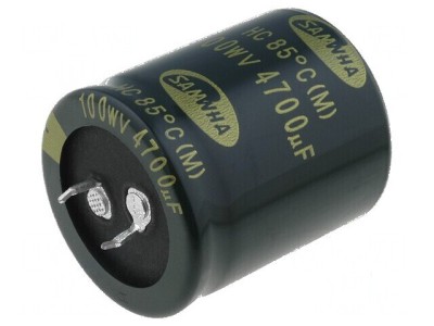 Condensator electrolitic SNAP-IN 4700uF 100VDC &amp;Oslash;35x40mm &amp;plusmn;20% foto