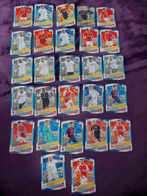 Lot Fotbal/fotbalisti-UEFA CHAMPIONS LEAGUE-F.C.DINAMO KYIV,topps Match ATTAX foto