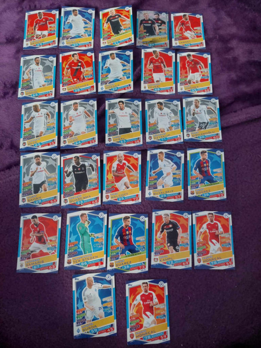 Lot Fotbal/fotbalisti-UEFA CHAMPIONS LEAGUE-F.C.DINAMO KYIV,topps Match ATTAX