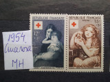 1954-Franta-Cruce rosie-MH, Nestampilat