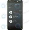 Capacul frontal al modulului de afișare Lenovo Vibe P1m + LCD + digitizer negru