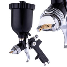 Pistol de vopsea pentru duza de vopsire hvlp 2.5mm rezervor negru 600ml foto