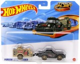 Masinuta Hot Wheels Track Fleet Porsche 911 Off Roader negru, scara 1:64
