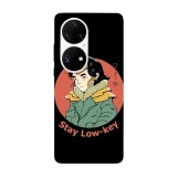 Husa compatibila cu Huawei Nova Y70 model Stay Low Key, Silicon, TPU, Viceversa, Transparent, Carcasa