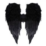 Aripi Negre de Deghizare, 60x60cm, Negru, Oem