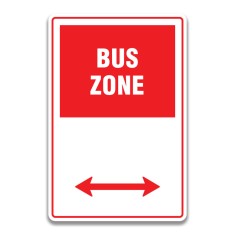 BUS ZONE SIGN foto