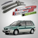 Cumpara ieftin Ștergătoare Mitsubishi Space Runner II (N6_W) 1999-2002 | Set Față și Spate Flat &ndash; TeamCar&reg;