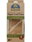 Forme de copt pentru chec, din hartie nealbita, fara clor, 4 buc., If You Care