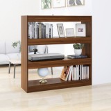 vidaXL Bibliotecă/Separator cameră, stejar maro, 100x30x103 cm