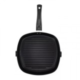 Tigaie Grill Otel+Plastic 24x24cm Placaj antiaderent Grunberg GR6134