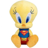 Jucarie din plus Tweety Superman, Looney Tunes, 26 cm