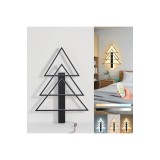 Lampă de perete, lumină LED de perete de 42W cu telecomandă, alb cald 3000K-6500K, iluminat modern de perete din aluminiu pentru scară, hol, living, d