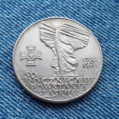 10 Zlotych 1971 Polonia Zloti moneda aniversara