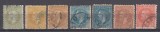 ROMANIA 1876 LP 39 CAROL I EMISIUNEA BUCURESTI I SERIE CU VARIETATE STAMPILATA, Stampilat