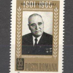 Romania.1966 1 an moarte Ghe.Gheorghiu-Dej CR.116