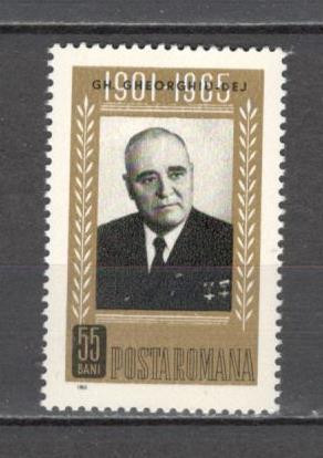 Romania.1966 1 an moarte Ghe.Gheorghiu-Dej CR.116