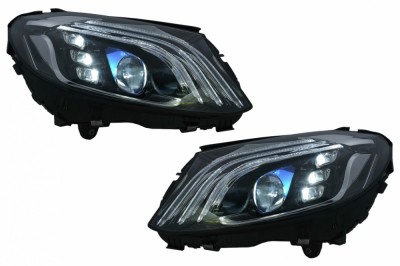 Faruri Full LED Mercedes C-Class W205 S205 (2014-2020) LHD W222 Design Performance AutoTuning foto