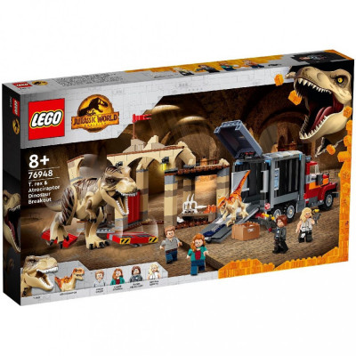 LEGO JURASSIC WORLD EVADAREA DINOZAURILOR T REX SI ATROCIRAPTOR 76948 SuperHeroes ToysZone foto