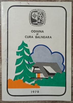 Odihna si cura balneara// brosura turism perioada comunista foto