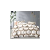 Cumpara ieftin Lenjerie de Pat Bumbac Finet, 6 Piese, Pat Dublu - GR-444