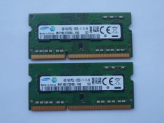 KIT SAMSUNG 2x4GB 1RX8 PC3L-12800S-11-13-B4 8gb total foto