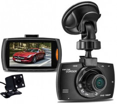 Camera auto DVR iUni Dash G30, Double Cam, Display 2.7 inch IPS, Full HD, Night Vision, Senzor G foto