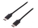 Cablu USB C 1m Negru, Digitus