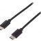 Cablu USB C 1m Negru
