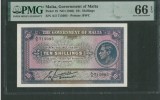 Malta 10 shillings 1940 P19 UNC