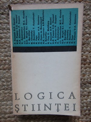 Gh. Enescu C. Popa (eds.) - Logica stiintei (culegere de studii traduse) foto