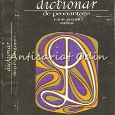 Dictionar De Pronuntare Nume Proprii Straine - Florenta Sadeanu