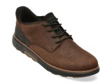 Pantofi RIEKER maro, B3357, din piele intoarsa