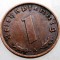 2.496 GERMANIA WWII 1 REICHSPFENNIG 1940 A