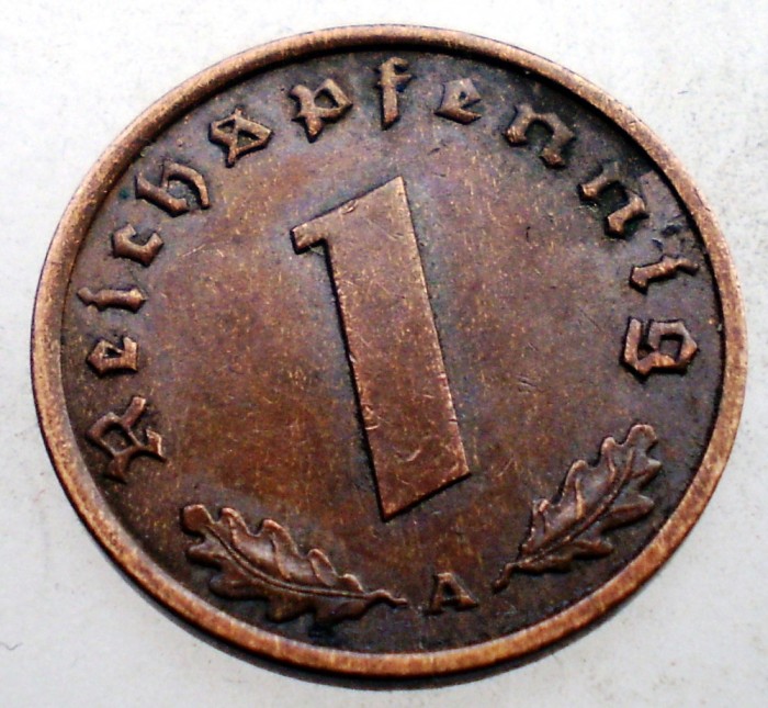 2.496 GERMANIA WWII 1 REICHSPFENNIG 1940 A