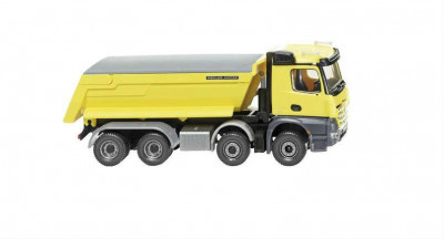 Macheta camion Mercedes Benz Arocs Meiler bena rabatabila 2015, 1:87 Wiking foto