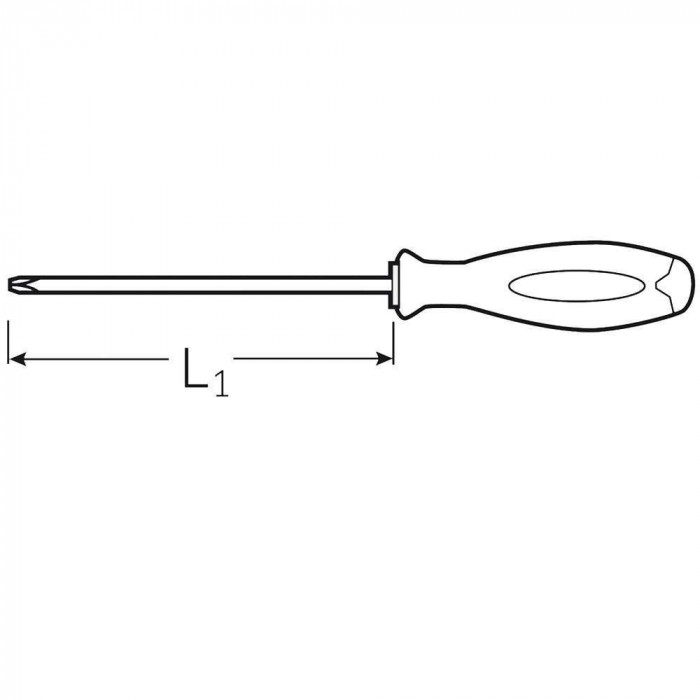 Surubelnita pentru electricieni, Proxxon 22344, profil SL/PZ2x100