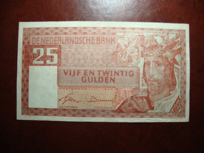 OLANDA 25 GULDENI 1949 foto
