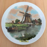 Farfurie - portelan Olanda - Delft Blue - pictata manual - Royal Schwabap