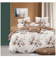 Lenjerie pat dublu,bumbac finet,6 piese,cearceaf normal 220x240cm, cearceaf pilota 200x220cm, 2 fete de perna 50x70, 2 fete de perna 70x70-A1099